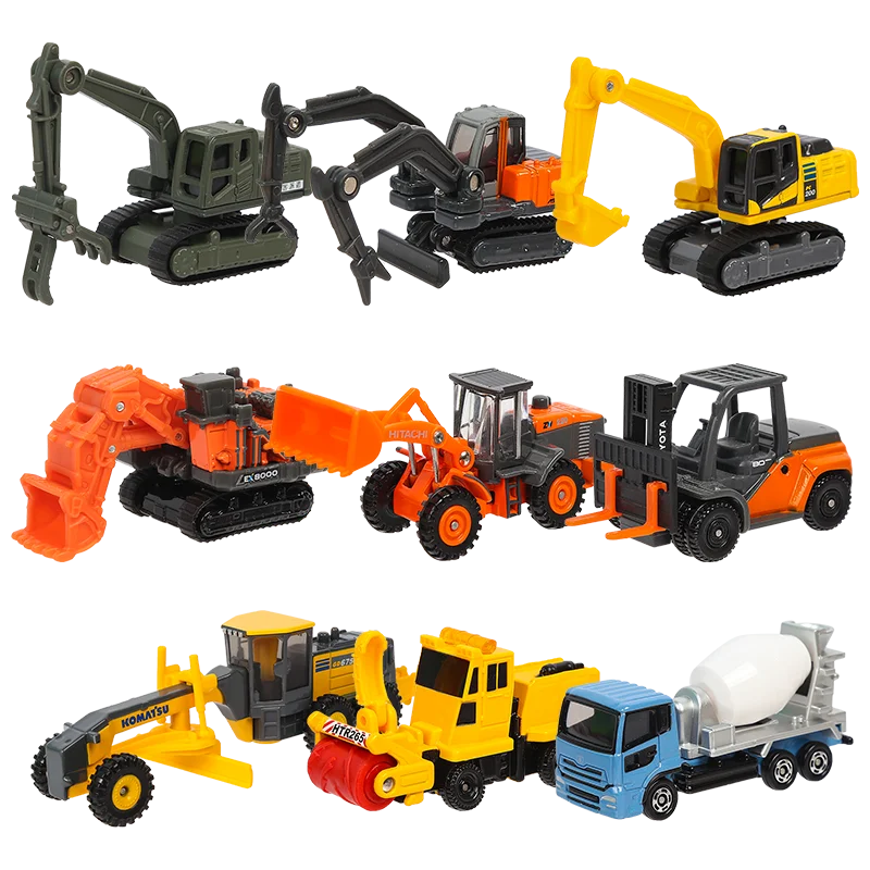 TAKARA TOMY подлинный NISSAN дизельный Quon миксер автомобиль и YANMAR трактор YT5113