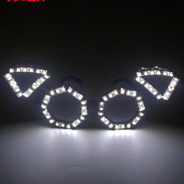 

Rave party led glasses for Easter Christmas Halloween Birthday Night Bar Dance Decor Fashion Glowing ski goggles glasses