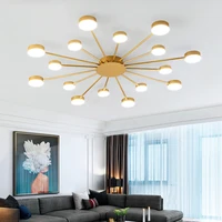 new nordic lamp in the living room post modern simple art creative designer light luxury led branch bedroom ceiling lamp