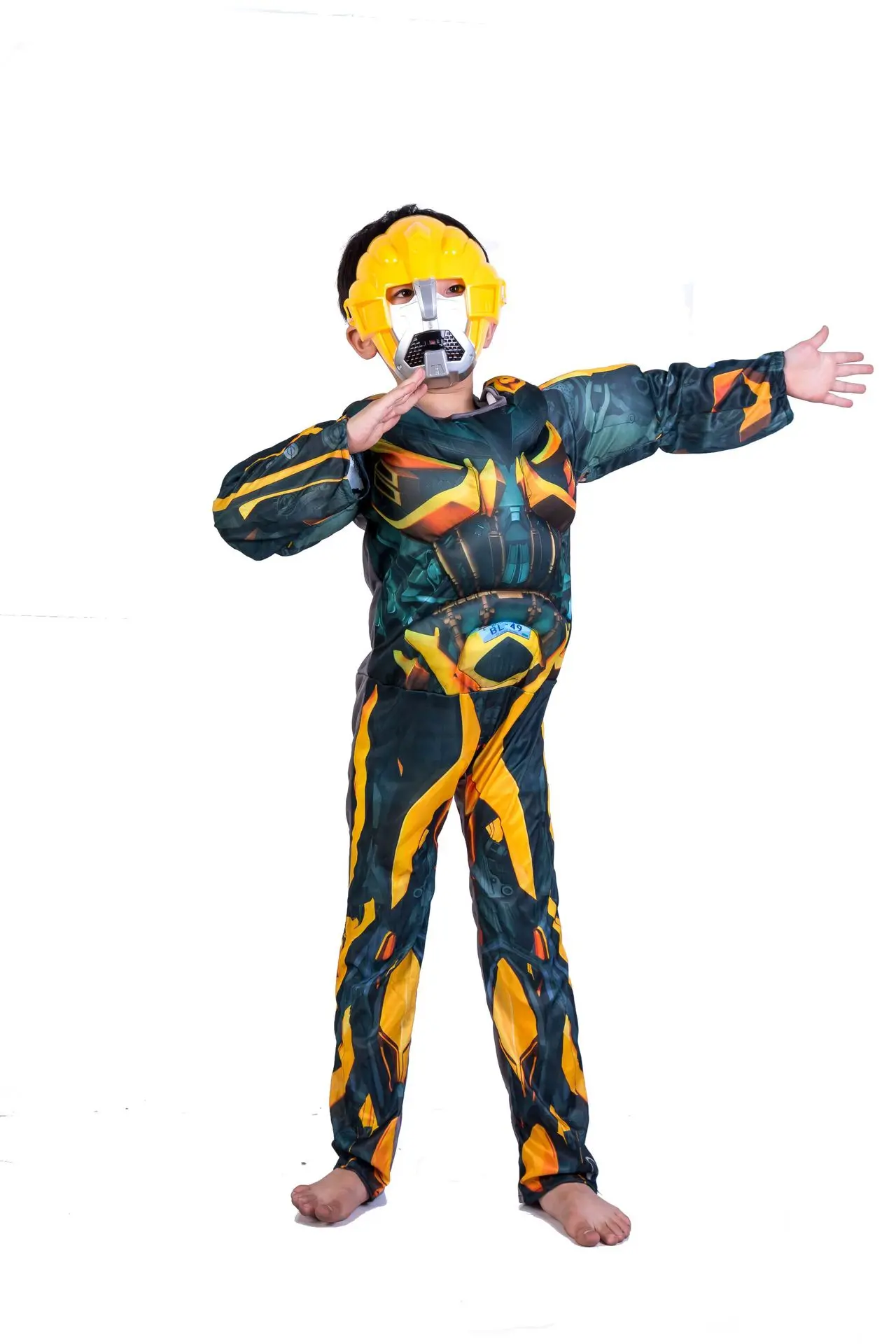 Костюмы из мышечной шмели + маска Детский костюм на Хэллоуин для мальчиков