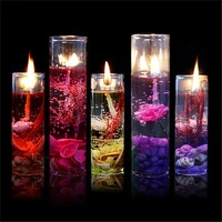 romantic ocean series shiny crystal jelly texture candle mousse glass cup shell wedding birthday scented candle velas arom%c3%a1ticas