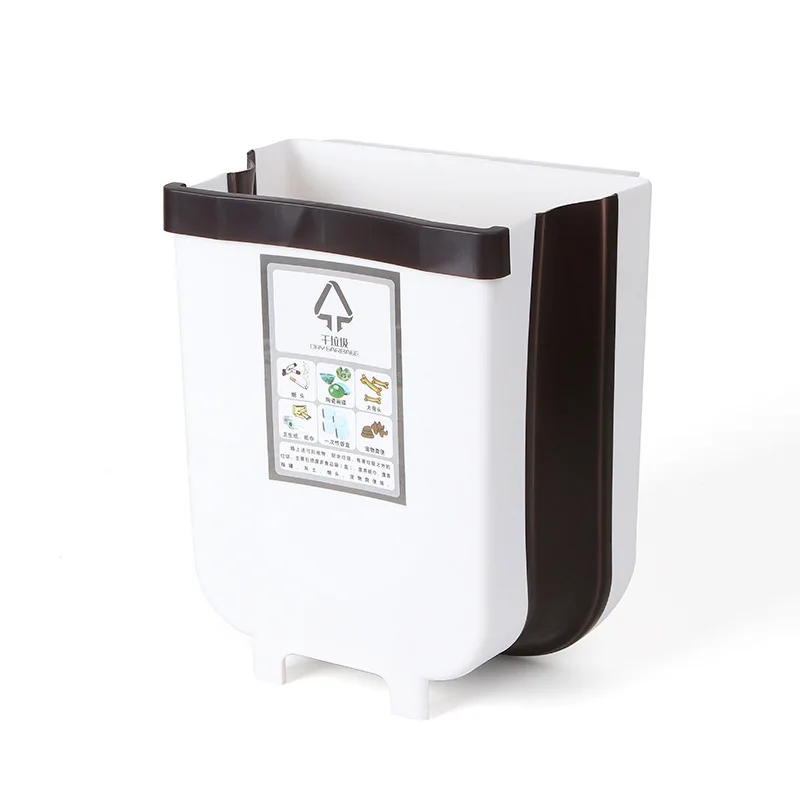 Складной мусорный бак домашняя классификация настенный креативный автомобиль