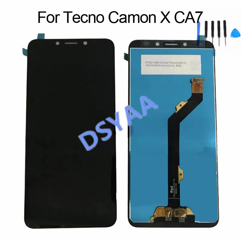 6 0 дюймовый ЖК-дисплей для Tecno Camon X CA7 дисплей с сенсорным экраном дигитайзер