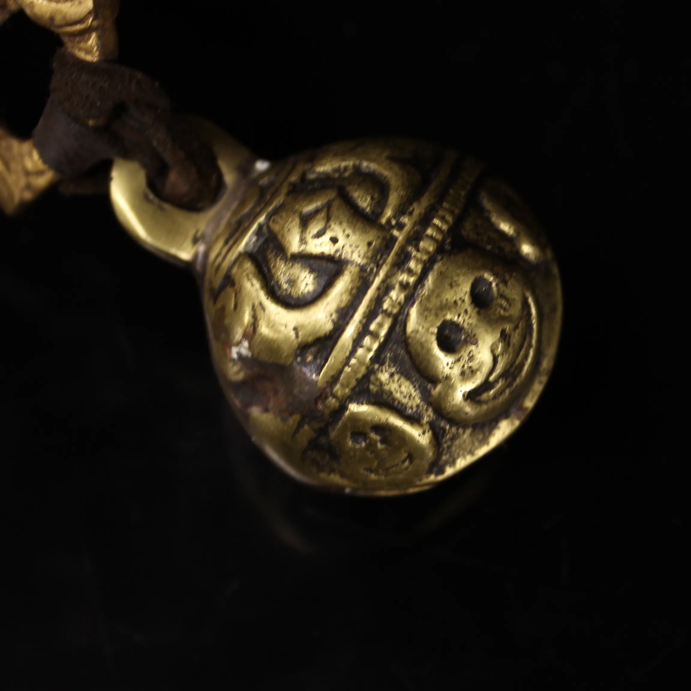 

wedding decoration Treasures collected from Tibet, pure copper, hand-crafted Pisces hanging town house evil spirits bell pendant