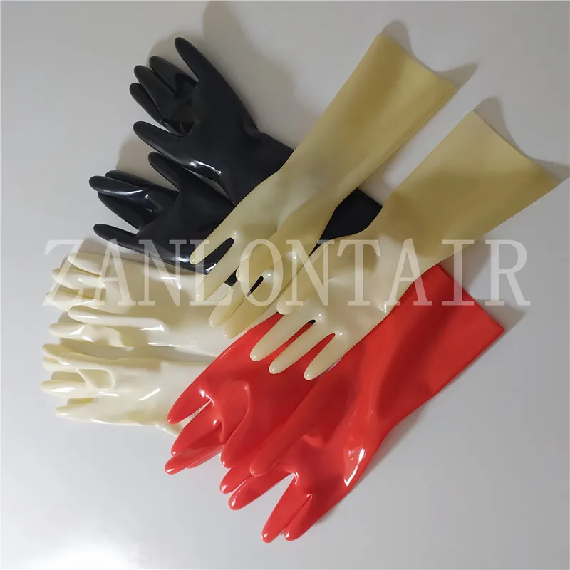 Флэш-распродажа сексуальные экзотические латексные короткие рукавицы унисекс