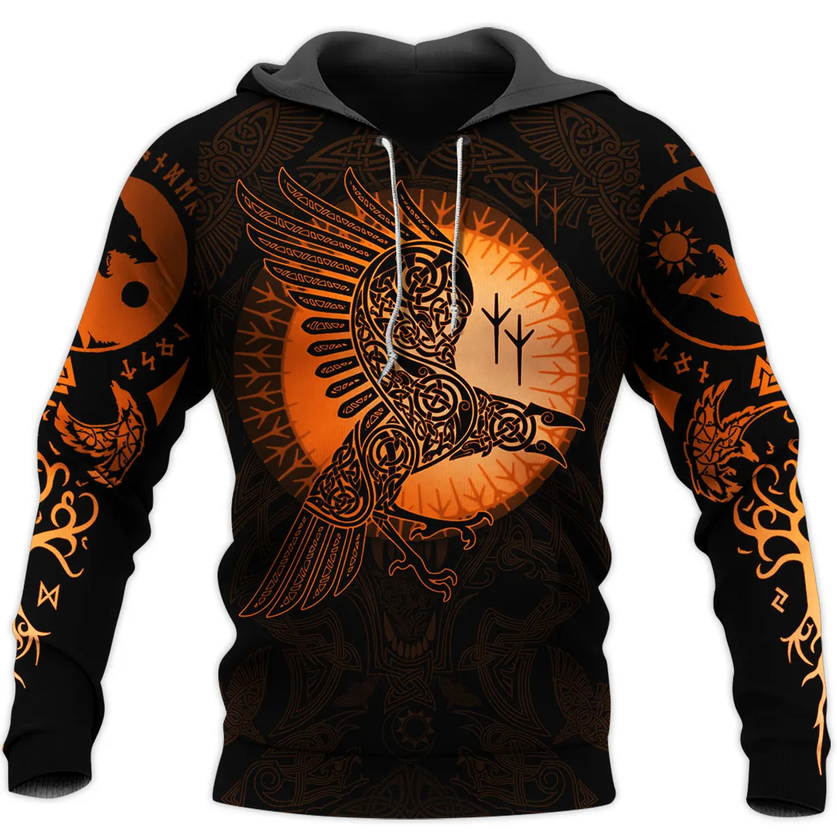 

Beautiful Viking Tattoo 3D All Over print suit new fashion autumn sweatshirt/hoodie/zipper hoodie unisex fun streetwear