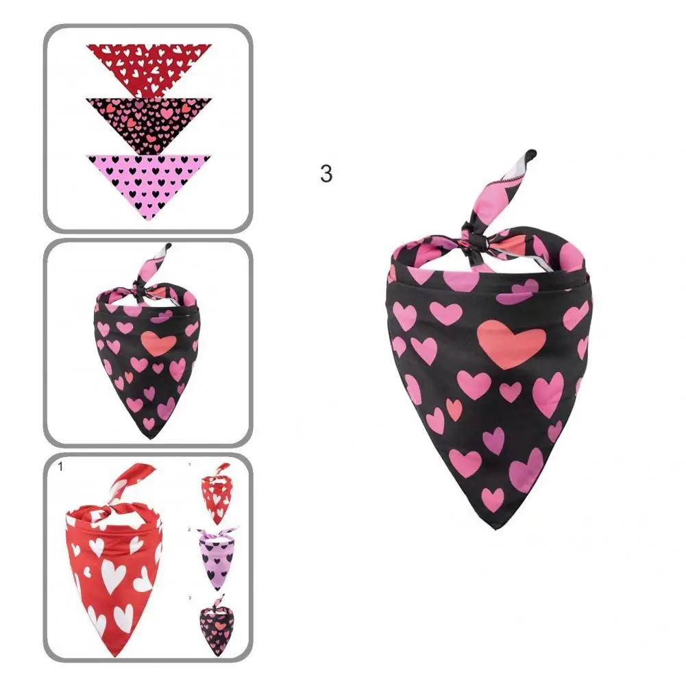 

Breathable Lovely Fashion Pet Dogs Kitten Bandana Exquisite Dog Towel Adorable for Valentine's Day