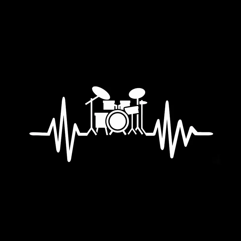 Dawasaru персонализированные наклейки для автомобиля барабан музыканта рок в