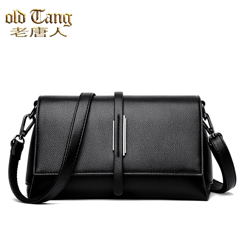 

Женские сумки через плечо OLD TANG из искусственной кожи, однотонные сумки через плечо, новинка 2020, роскошная женская сумка, черная стильная мал...