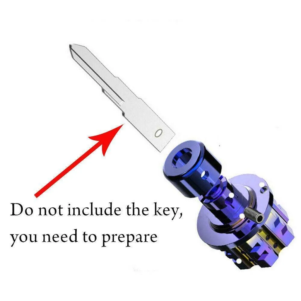 

Universal Aluminum Keychain Modified Burn Blue DIY Key Cover Case Shell Fit Motorcycle Car ATV Key Automobiles, Parts & Accessor