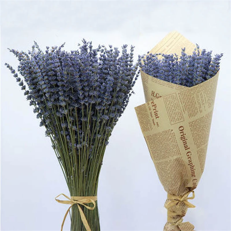 

250pcs Lavender Natural Dried Plant Artificial Flower Bouquet Greens Flores Secas, Aesthetic Room Interior Home Mariage Decor