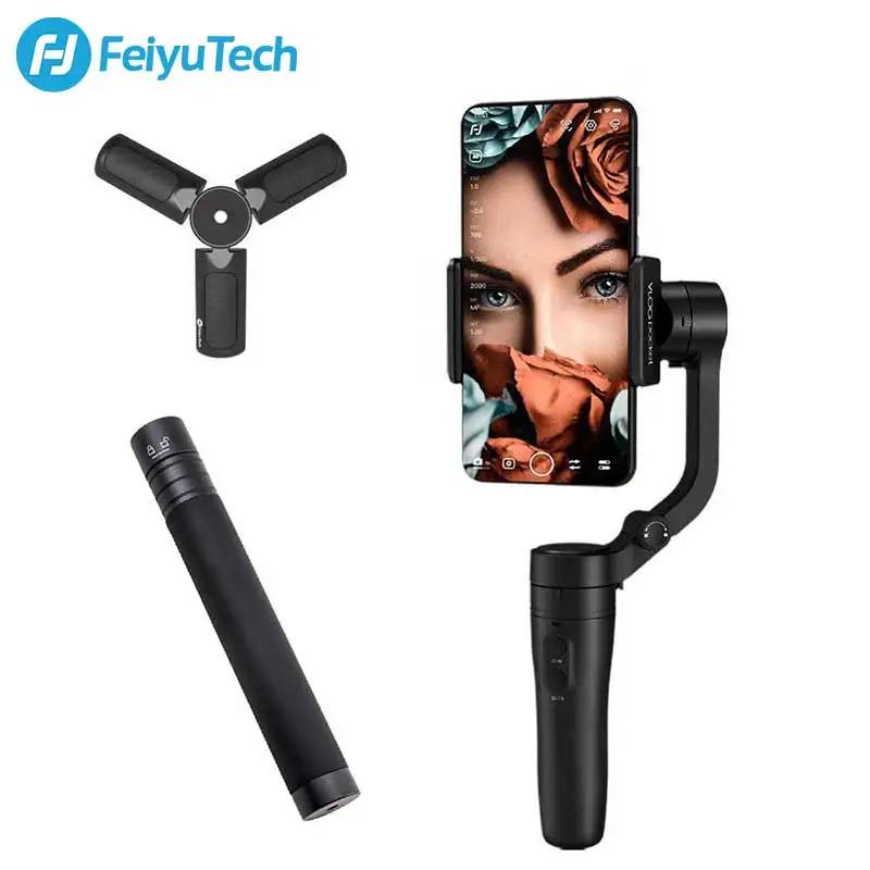 

Складной Ручной Стабилизатор FeiyuTech Vlog, 3-осевая селфи-палка для смартфона, для iPhone/Samsung/Xiaomi