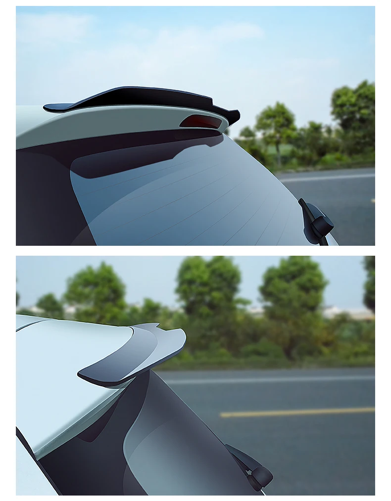 Задний спойлер на крышу из углеродного волокна/АБС крылья заднее окно для Volkswagen VW