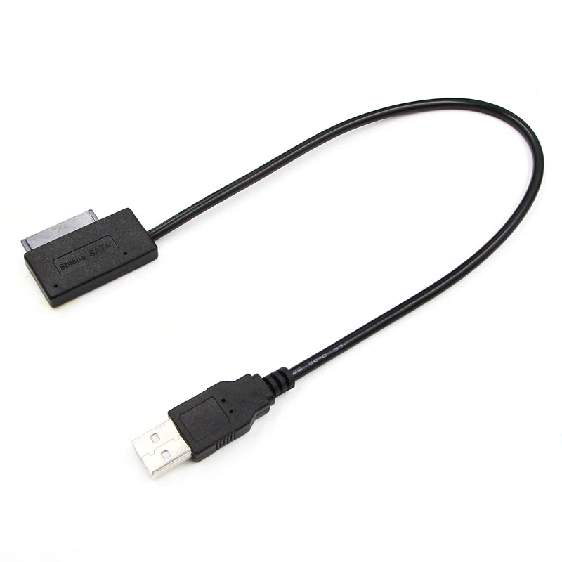 

USB 2.0 Naar Mini Sata II 7 + 6 13Pin Adapter Converter Kabel Voor Laptop CD/DVD ROM Slimline Drive Data Cord Notebook Adapter