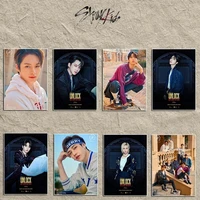 kpop stray kids unlock in life writing poster self adhesive pictorial photo stay surrounding stickers