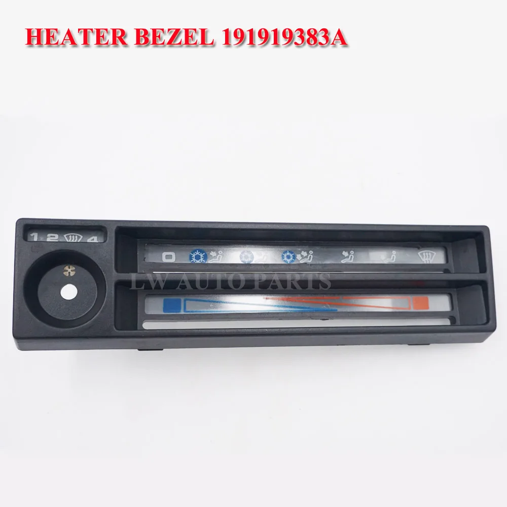 

Central Heater Control Bezel panel/Climate Control Bezel Panel FOR VW GOLF JETTA MK2 1983-1992 191919383A