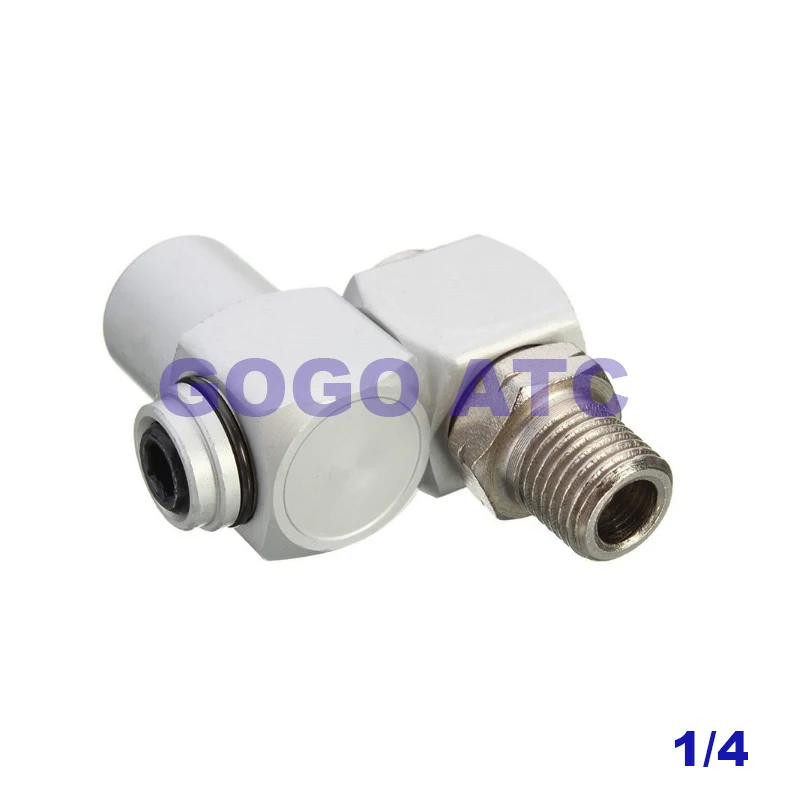 20PCS 1/4&quot BSP Universal 360 Swivel Air Hose Connector Adapter Flow Pneumatic rotary joint universal | Обустройство дома