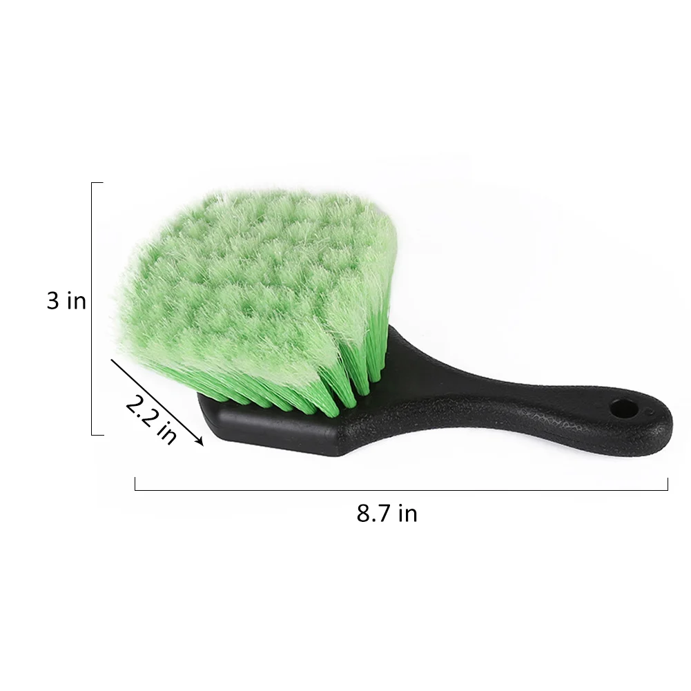 

Car Wash Brush Car Cleaning Brush For Interior Upholstery Detailing Brush And Exterior Short Handle Wheel Tire Brush Body Brush
