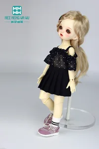 Аксессуары для кукольной одежды, подходит для куклы MYOU YOSD 16, 27-30 см, модная рубашка в горошек, джинсовые шорты, кожаные сапоги