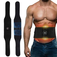 ems fitness trainer belt electric rechargeable abdominal trainer muscle stimulator toner weight loss smart body slimming belt