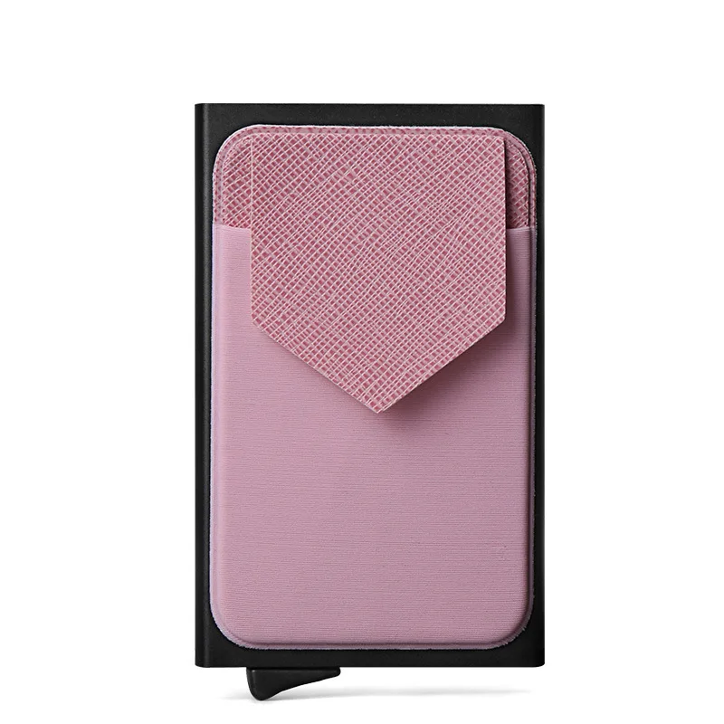 Качественный держатель для кредитных карт из нержавеющей стали с эластичным