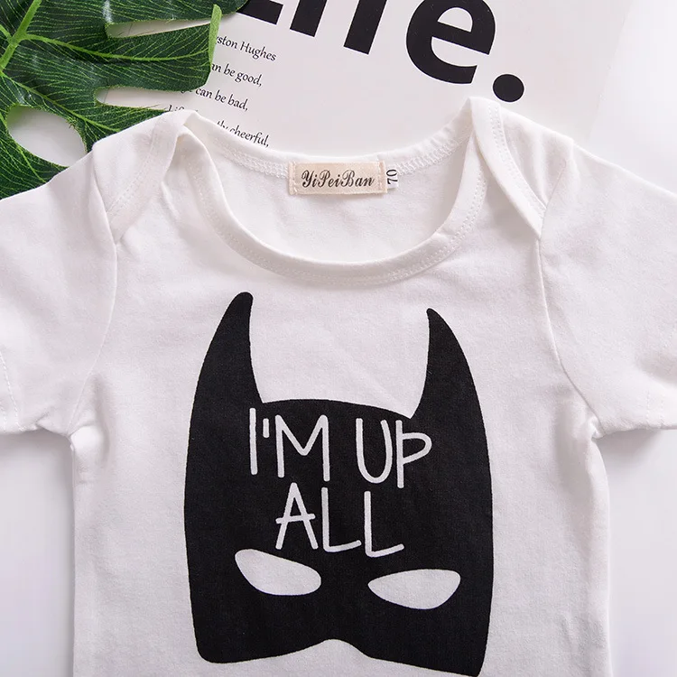 2020 ins Белый детский комбинезон треугольный для мальчиков и девочек унисекс