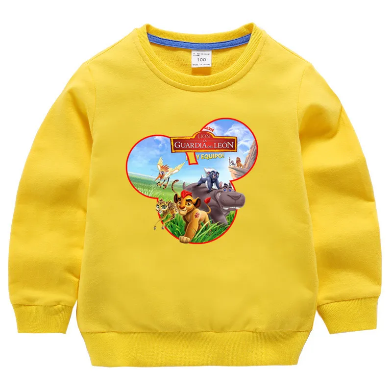 Детский свитер с изображением короля льва Микки Маус голова детский осенне