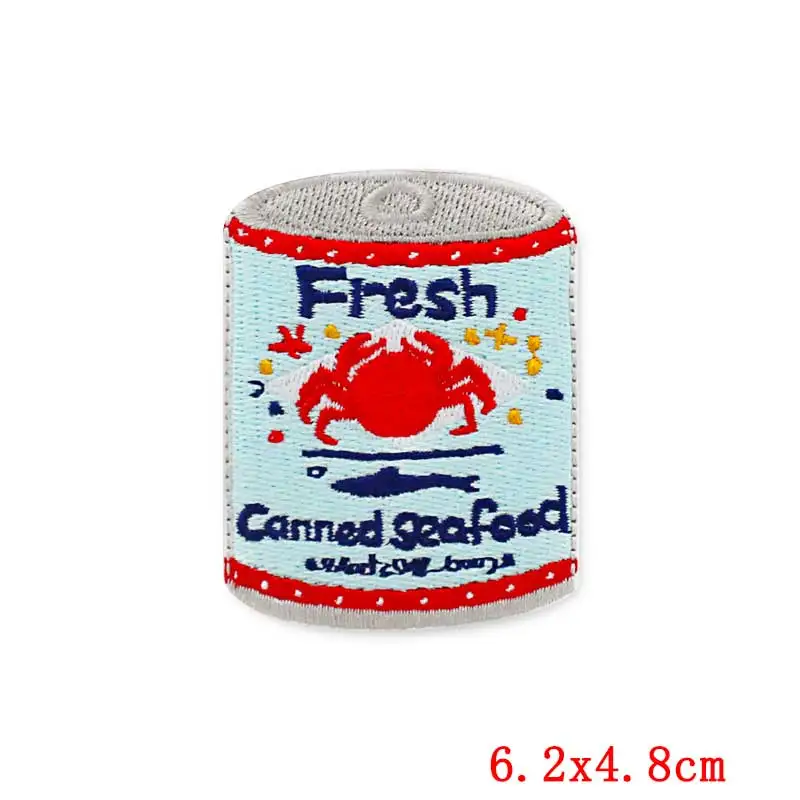 Японская вышивка сделай сам нашивка для закусок суши пищи полосатый значок