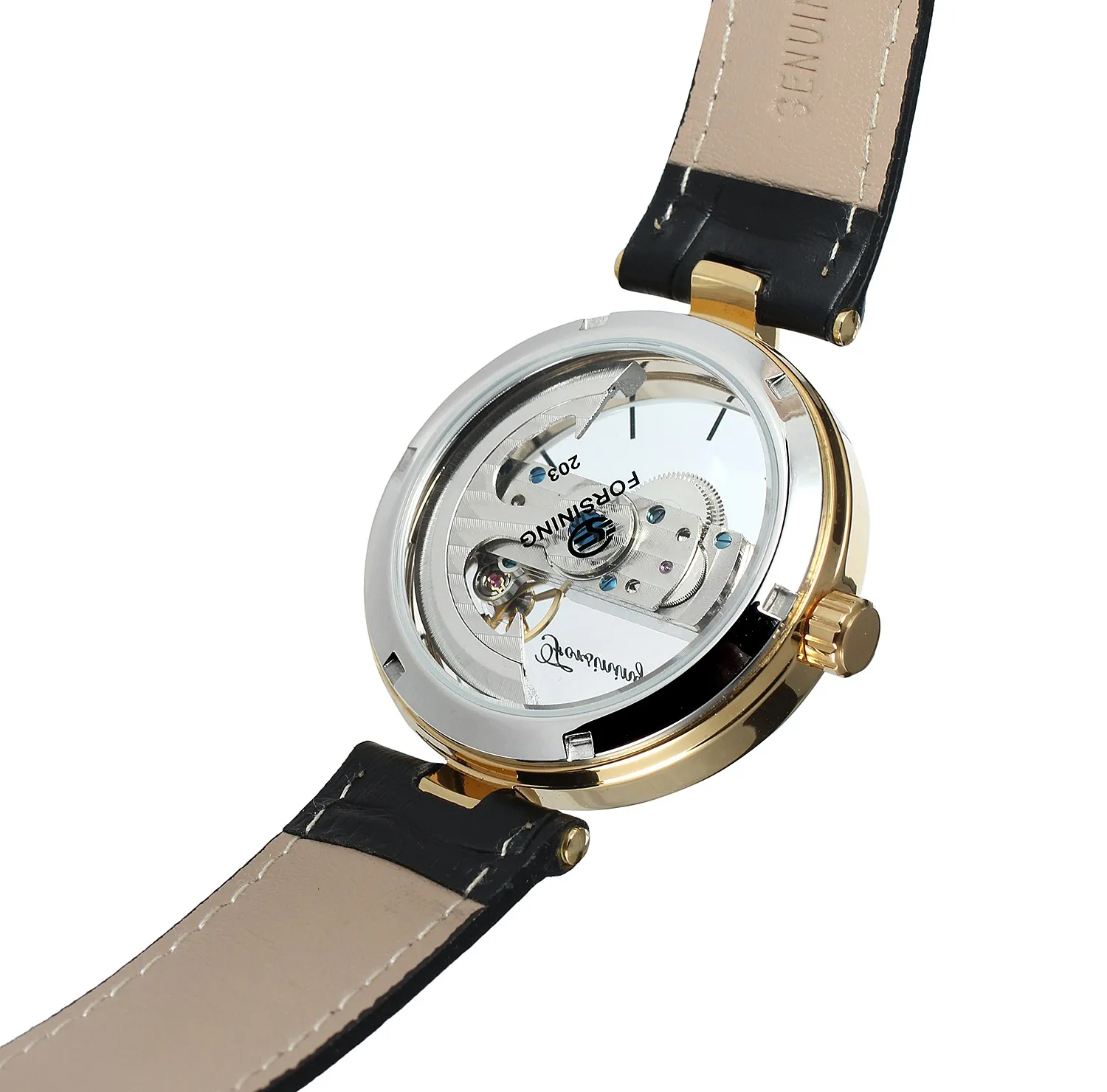 Ультратонкие серебряные автоматические механические мужские часы Tourbillon из натуральной кожи ремешок прозрачный циферблат спортивные часы мужские Relojes