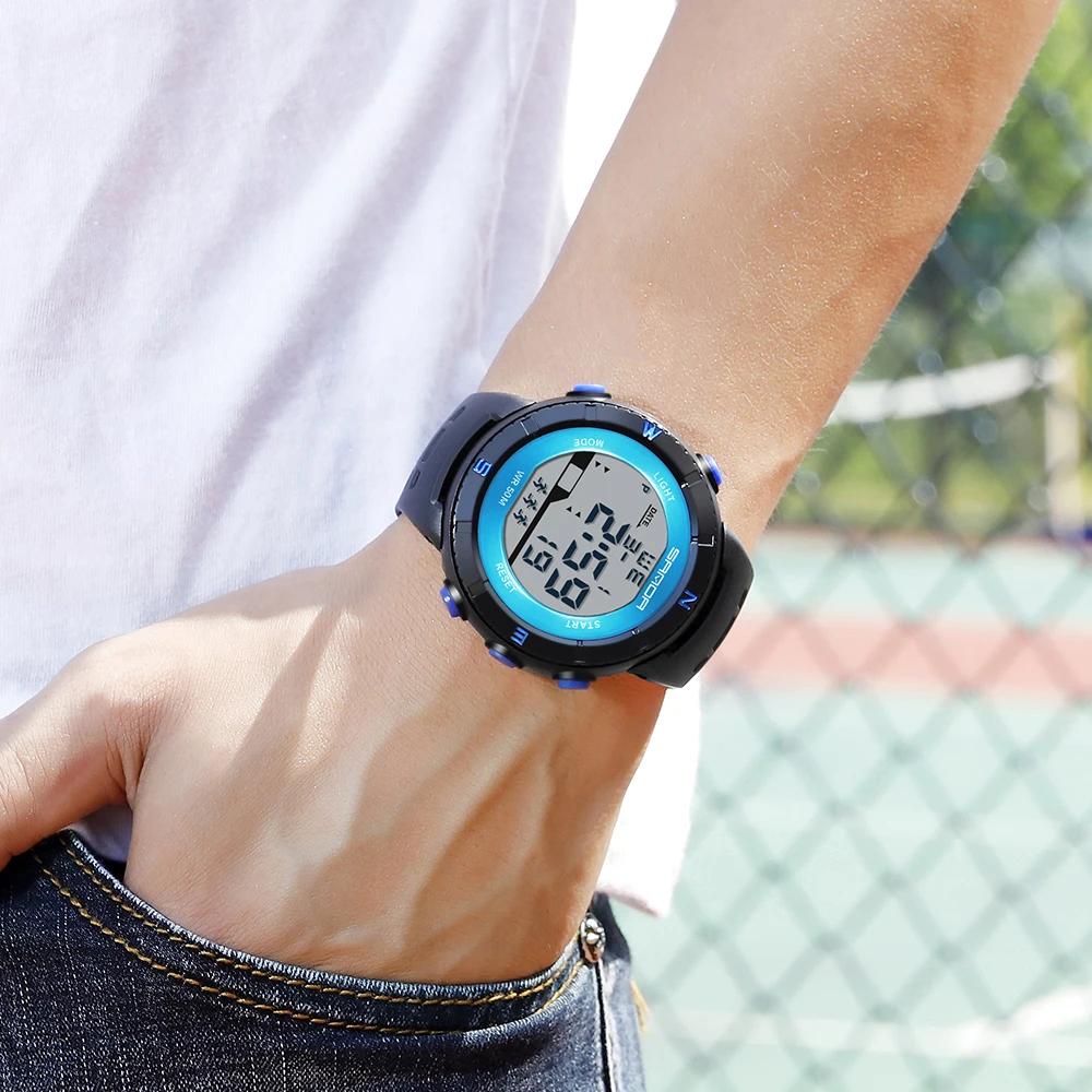 Часы наручные Sanda Мужские Цифровые электронные уличные спортивные