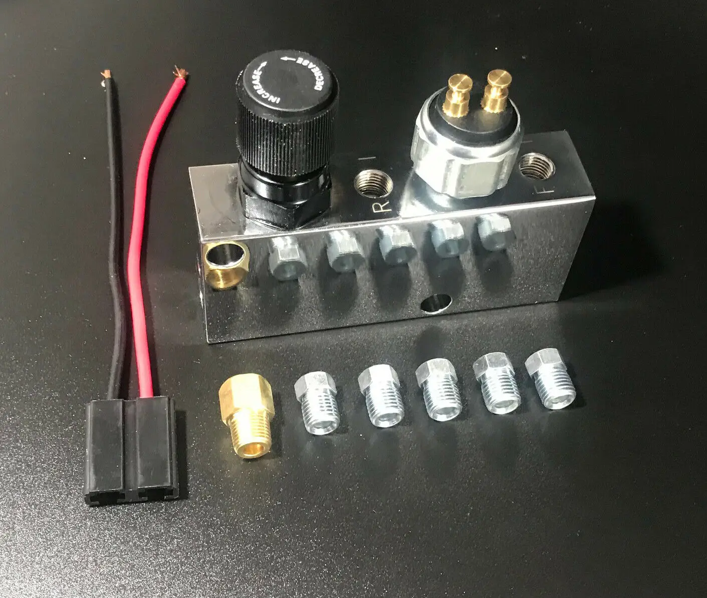 Хромированный Регулируемый пропорционный клапан/распределительный блок