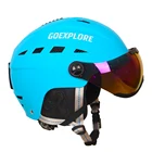 Сверхлегкий лыжный шлем Goexplore ABS + EPS CE EN1077 для мужчин и женщин, лыжный шлем для спорта на открытом воздухе, сноуборда, скейтборда, шлем