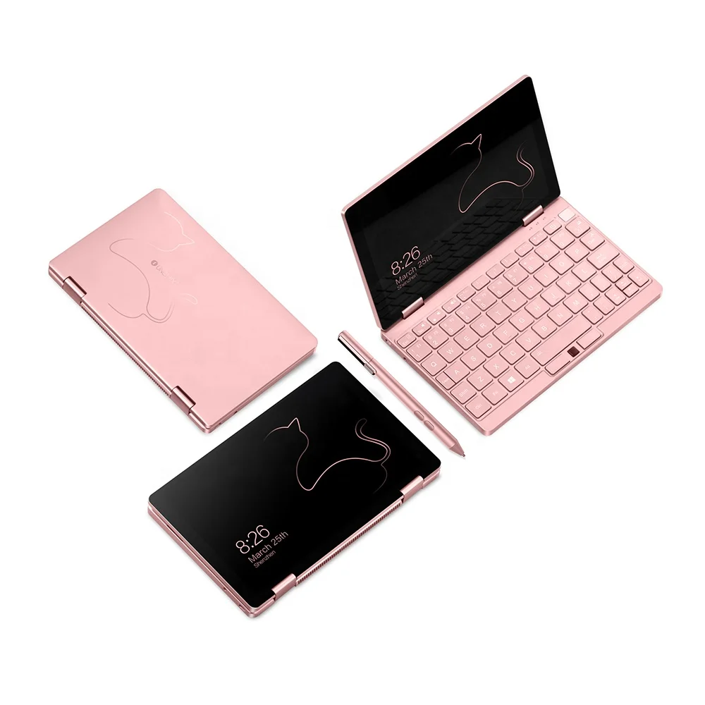 

One Netbook 2021 new design pink mini laptop computer mini design gaming laptop 360 YOGA design laptop for woman business