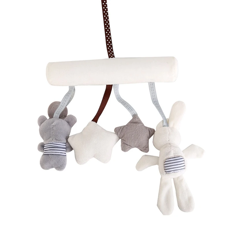 

Детские погремушки в форме кролика со звездами для детской кроватки или детского автокресла