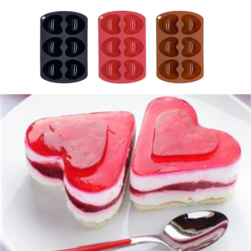 

Heart-shaped Silicone Cake Chocolate Mold Set Baking Mold Heart-Shaped Silicone Cake Chocolate Mold Set Baking Freezing Mold