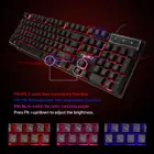 Механическая клавиатура с R8, игровая клавиатура с имитацией RGB подсветкой, 104 клавиш для английских и русских геймеров