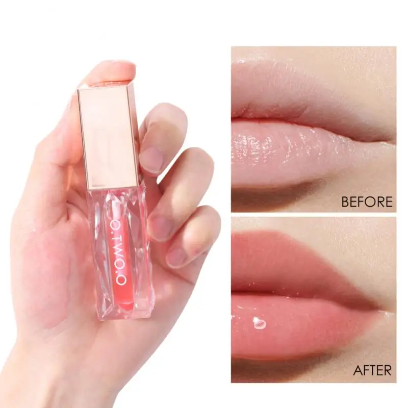 

1pcs Moisturizing Lip Gloss Lipstick Long Lasting Nourishing Hydrating Natural Water Gloss Lip Glaze Makeup Cosmetics TSLM1