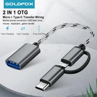 Переходник 2 в 1 USB 3,0, кабель-Переходник USB C Micro USB в USB 3,0, преобразователь интерфейса для телефона зарядная кабельная линия, кабель-переходник OTG