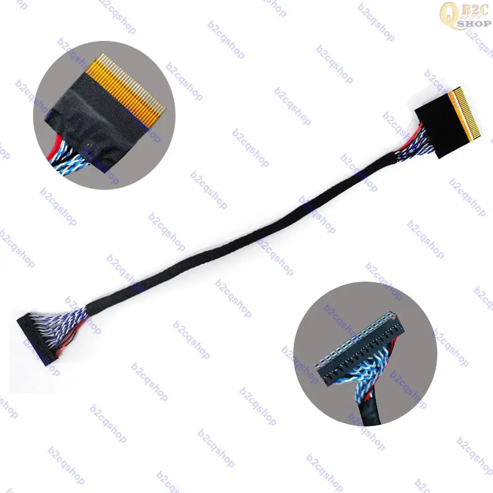 Кабель FFC FPC для DuPont 25 см 2 канала 8 бит LVDS провод Samsung LTM230HT05 LTM200KT07|Компьютерные