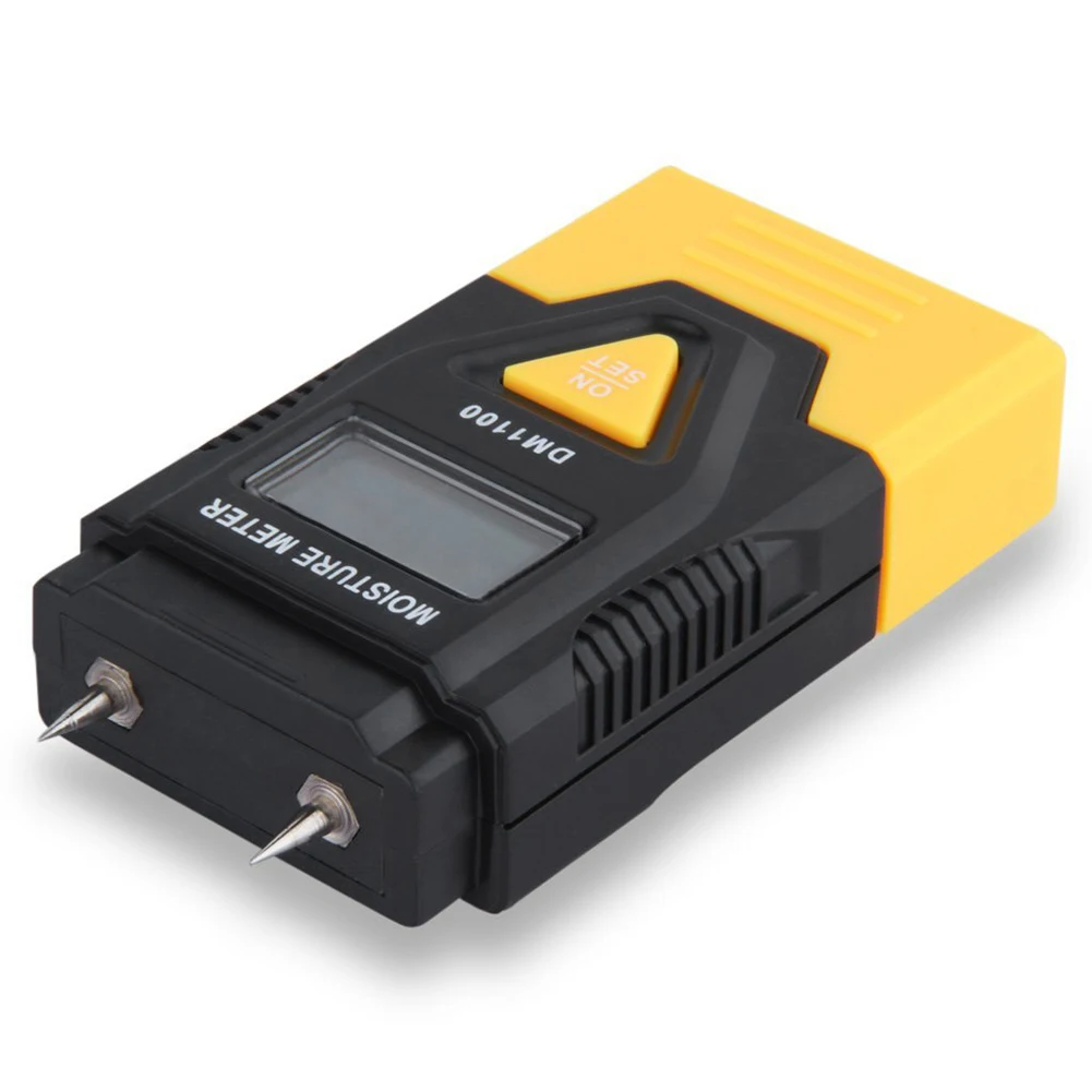 

DM1100 Timber Damp Detector Large LCD Display Digital Mixed Soil Wood Humidity Tester 3 in 1 Concrete Moisture Detector