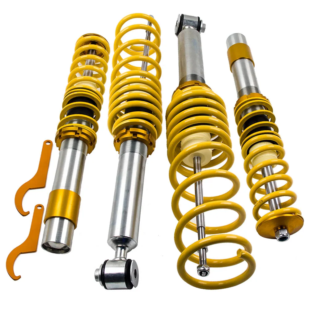 Катушка Весна распорка Coilover полный комплект для BMW E39 520 530 540 528 5 серии 97 2003 катушка