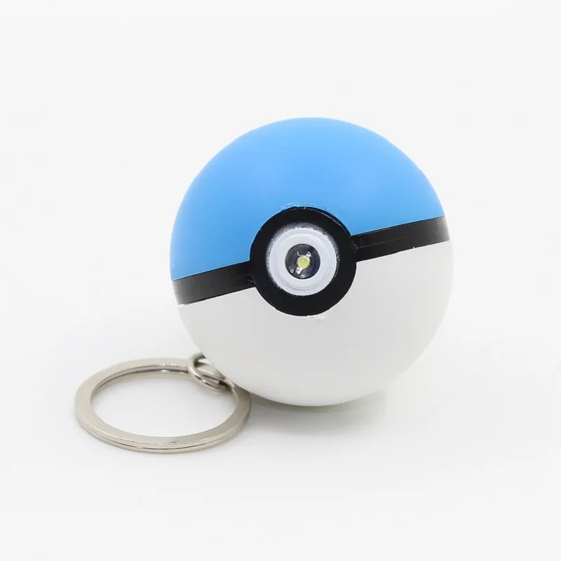 Pokemon Toys Pet Elf Ball Pokemon Ball светодиодный блестящий брелок Подвеска маленькие подарки