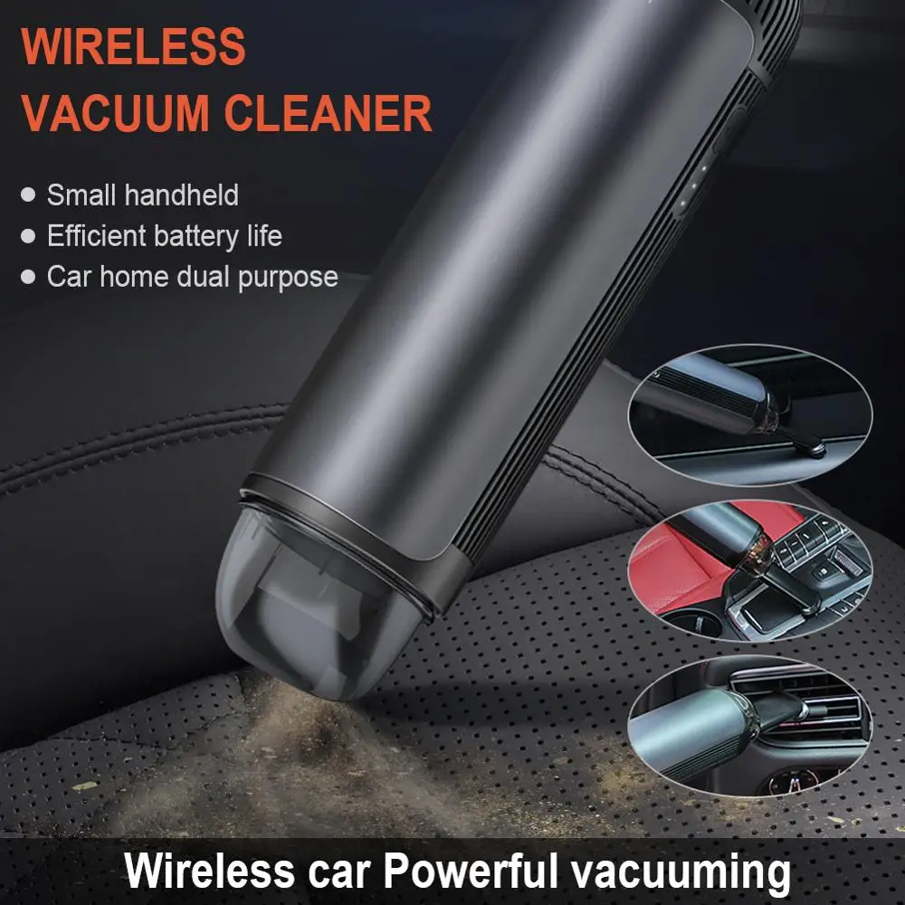 

Mini Washable Portable Wireless Car Vacuum Cleaner 5200Pa with High Power for Office Home Car