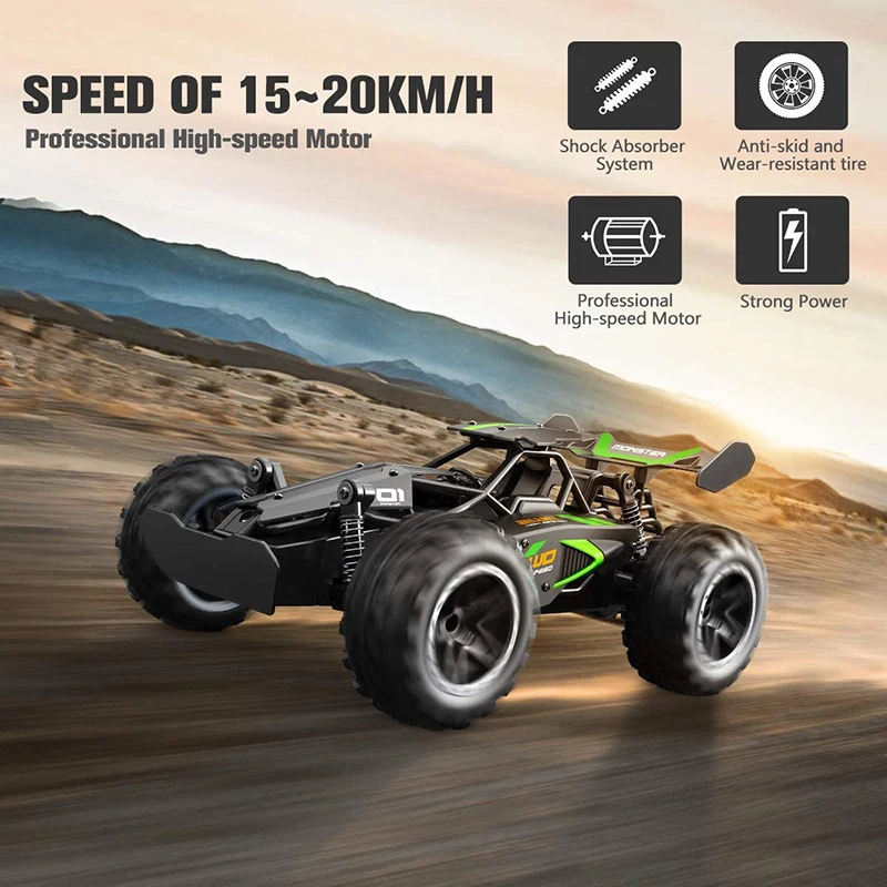 Outerman RC Car Remote Control High Speed Racing 1:18 Scale 2.4Ghz Electric Toy Auto Cars for Adults &amp Kids | Игрушки и хобби
