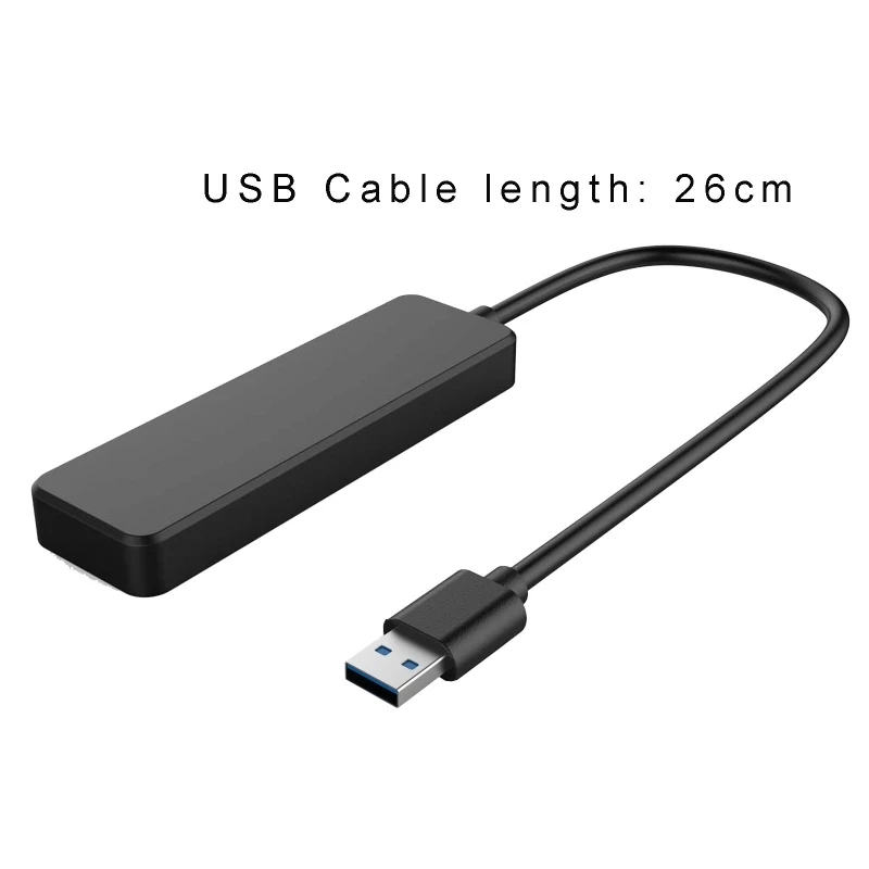 

USB 3.0 4 Ports Hub Extension Splitter Adapter for Laptop PC Computer Charger new