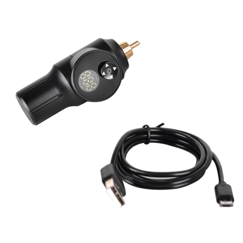 

Беспроводной мини-блок питания для татуировок, разъем RCA для роторной машинки, набор батарей для татуировки