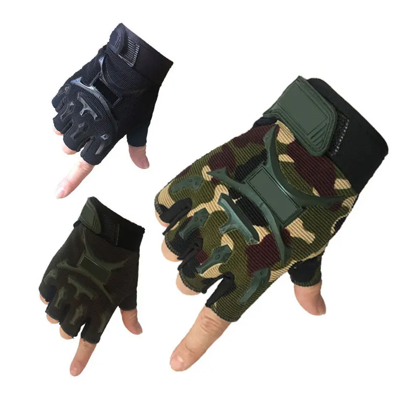 Детские велосипедные перчатки Нескользящие с полупальцами для занятий спортом