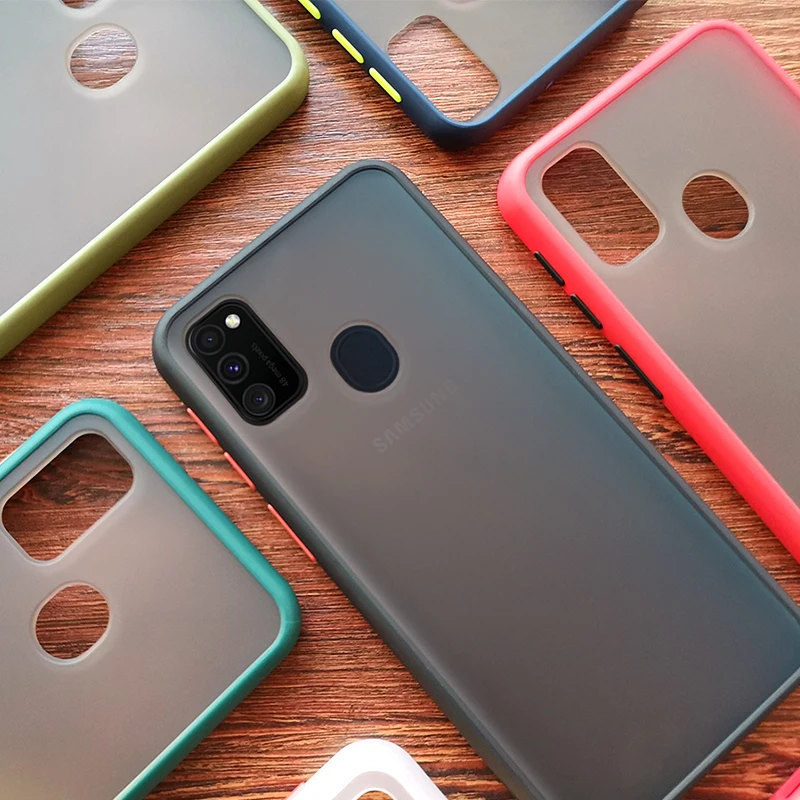 Matte Silicone Shockproof Bumper Phone Case For Samsung Galaxy Note 10 Pro 9 8 S10 S9 S8 Plus A51 A71 J4 J6 J8 A9 A7 2018 Cover