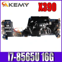 for lenovo thinkpad x390 laptop motherboard lbb 1 mb 18729 1 with cpu i7 8565u16g fru 02hm794 100 fully tested