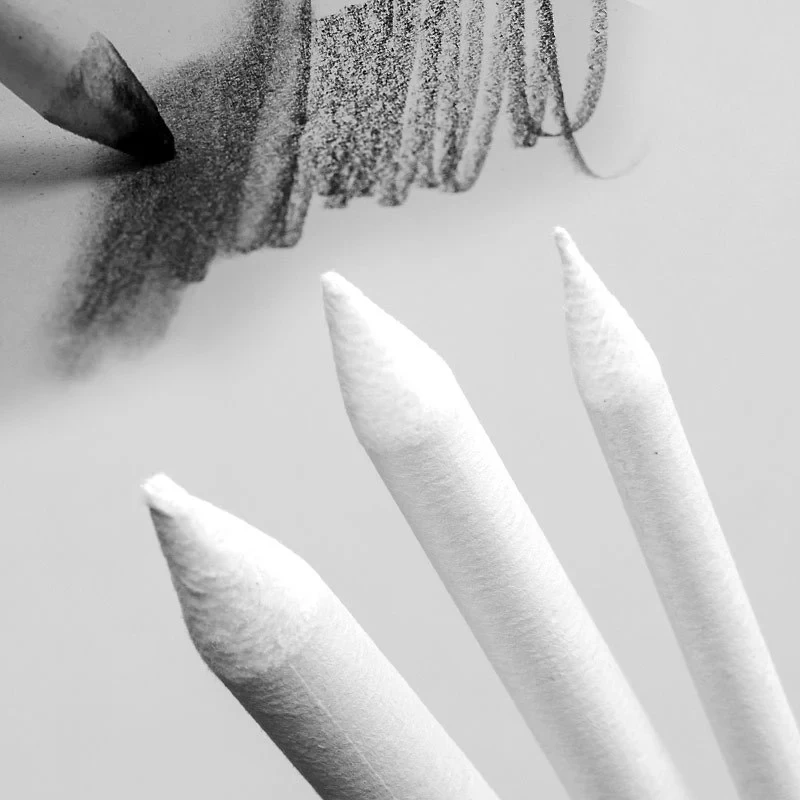 

3/6Pcs Double Head Durable Art Drawing Tool Pastel New Blending Smudge Material Escolar Sketching Paper Pencil